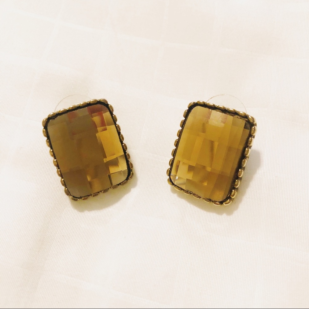 Gemstone Stud Earrings